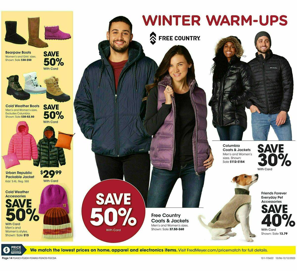 Fred Meyer General Merchandise Weekly Ad from December 6