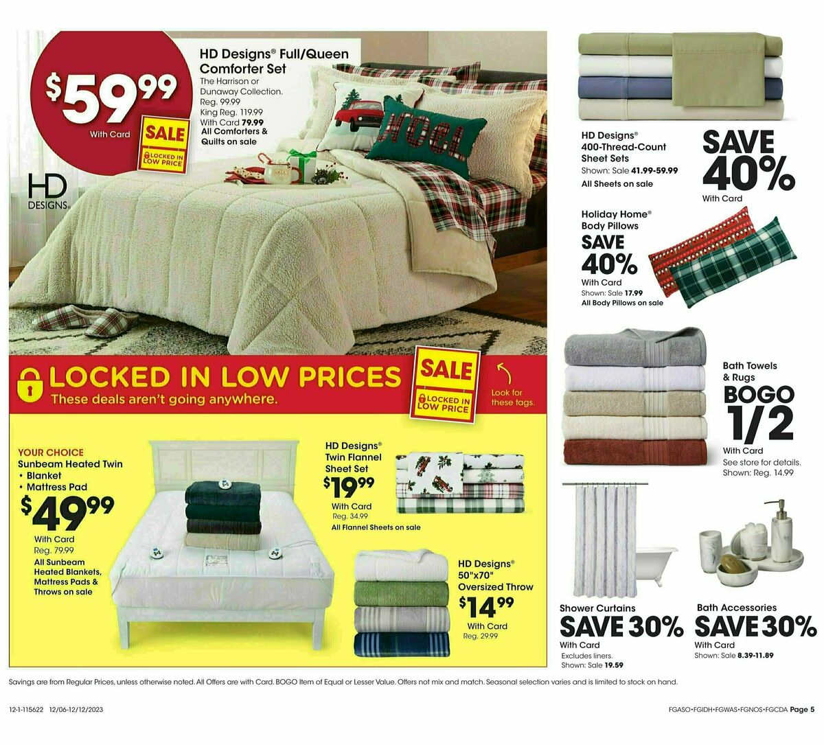 Fred Meyer General Merchandise Weekly Ad from December 6