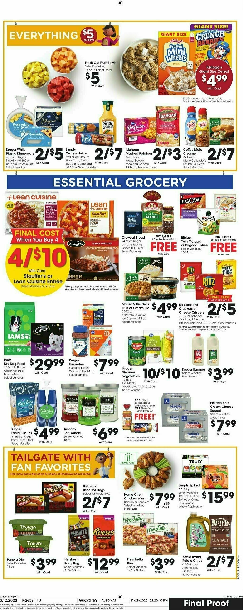 Fred Meyer Weekly Ad from December 13