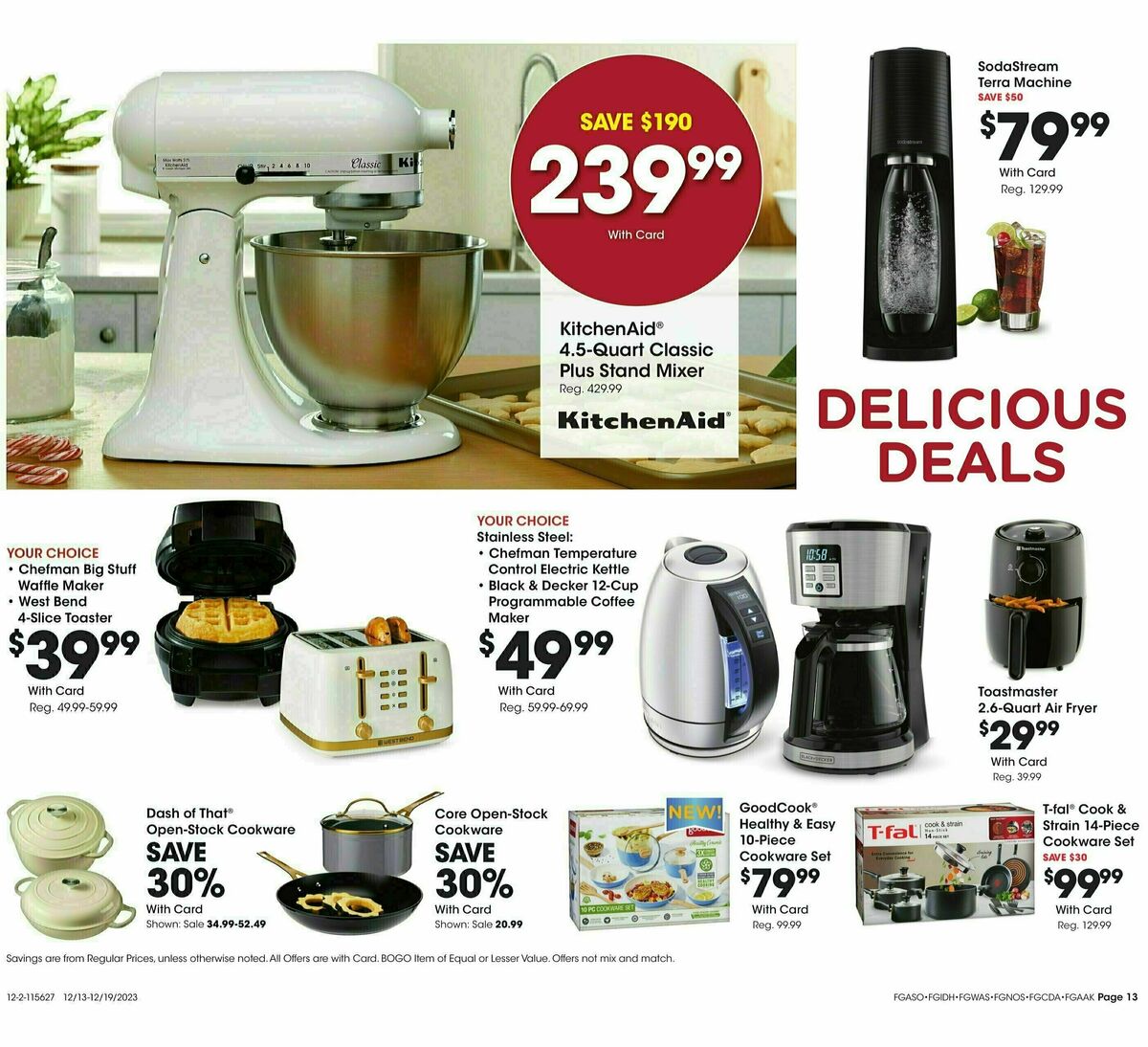 Fred Meyer General Merchandise Weekly Ad from December 13