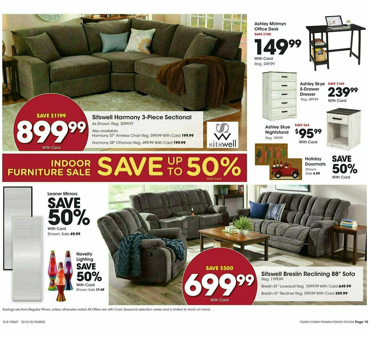 Fred Meyer General Merchandise Weekly Ad from December 13