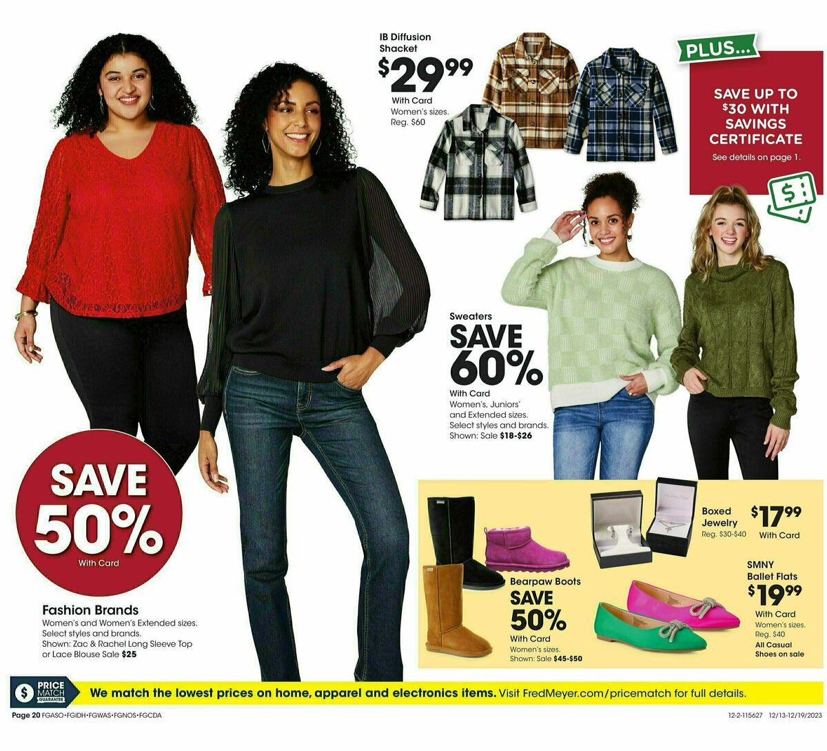 Fred Meyer General Merchandise Weekly Ad from December 13