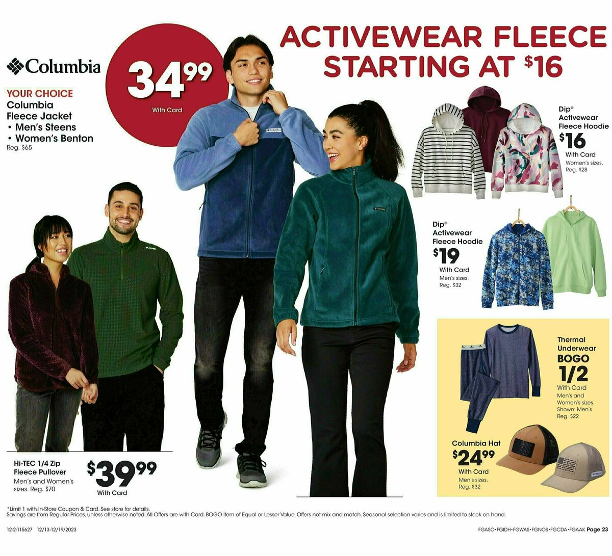 Fred Meyer General Merchandise Weekly Ad from December 13