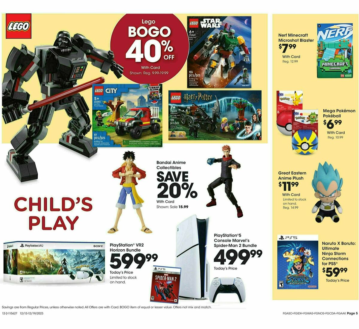 Fred Meyer General Merchandise Weekly Ad from December 13