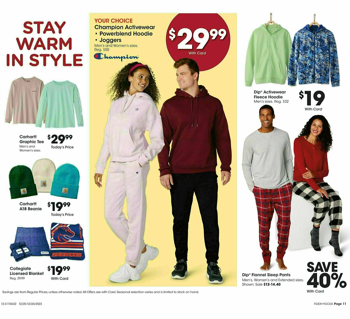 Fred Meyer General Merchandise Weekly Ad from December 20