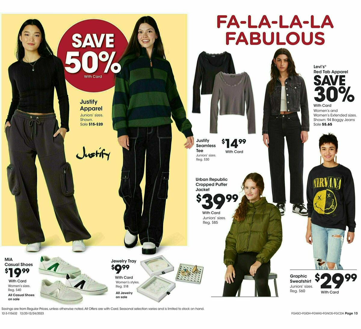 Fred Meyer General Merchandise Weekly Ad from December 20