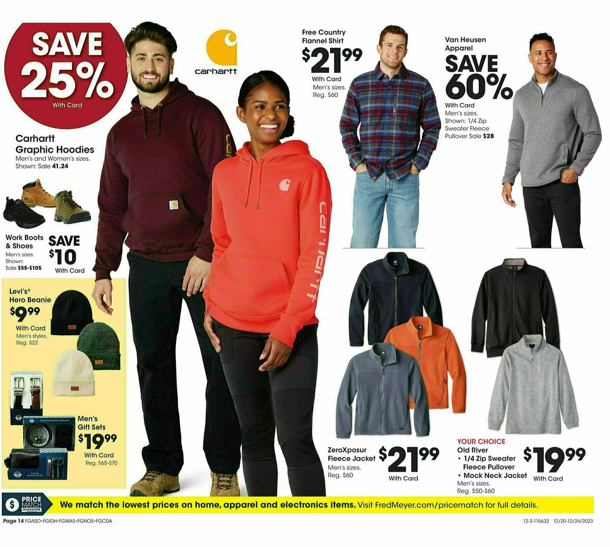 Fred Meyer General Merchandise Weekly Ad from December 20