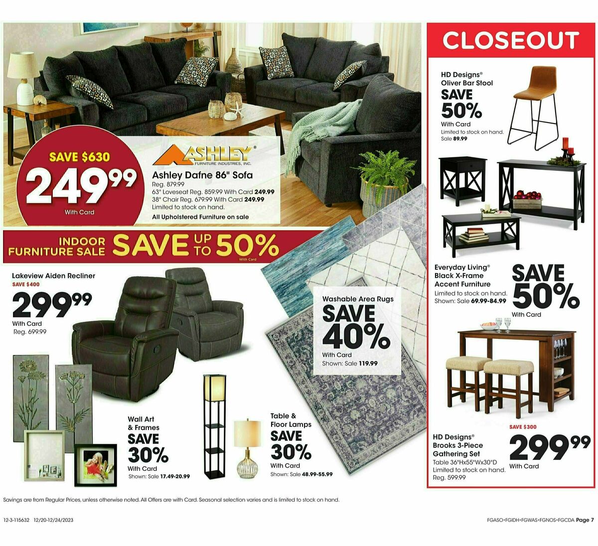 Fred Meyer General Merchandise Weekly Ad from December 20