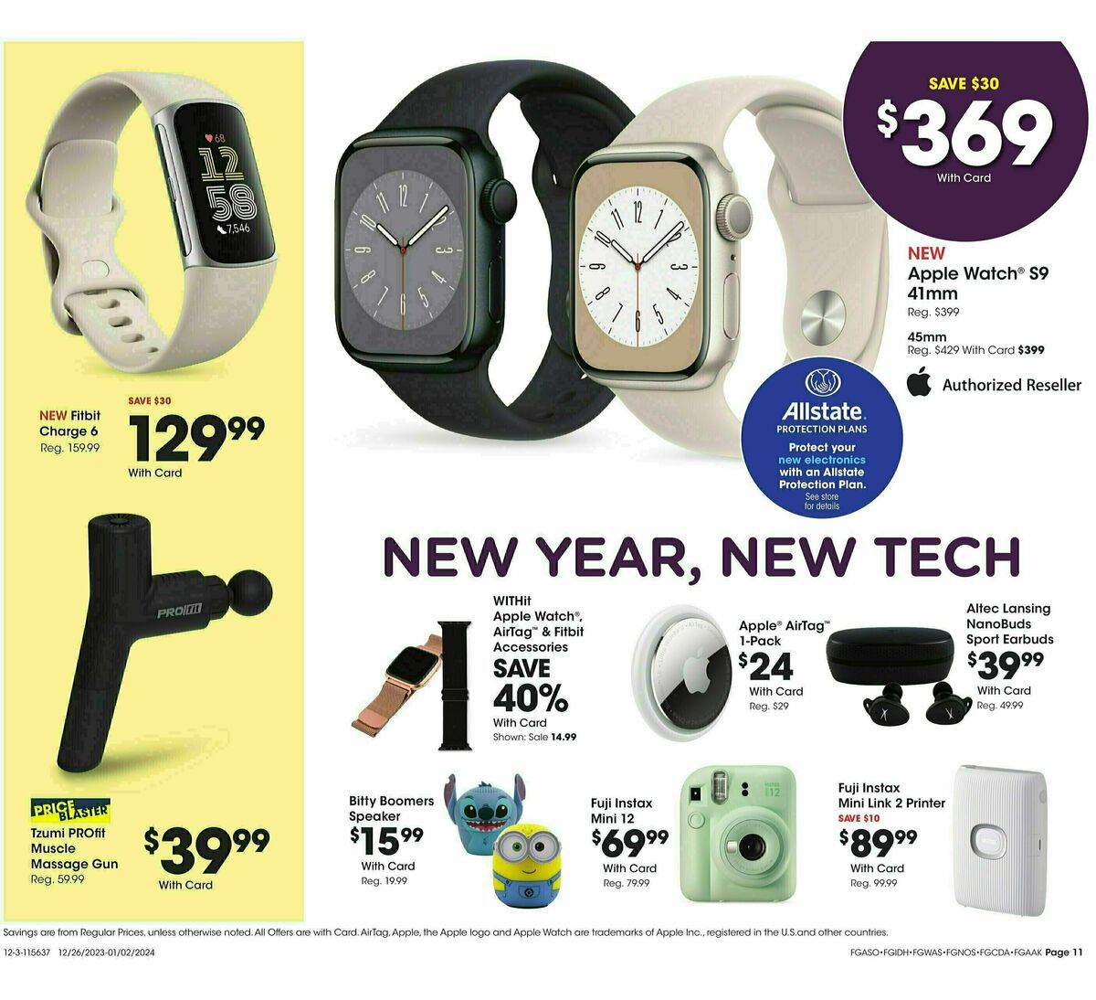 Fred Meyer General Merchandise Weekly Ad from December 27