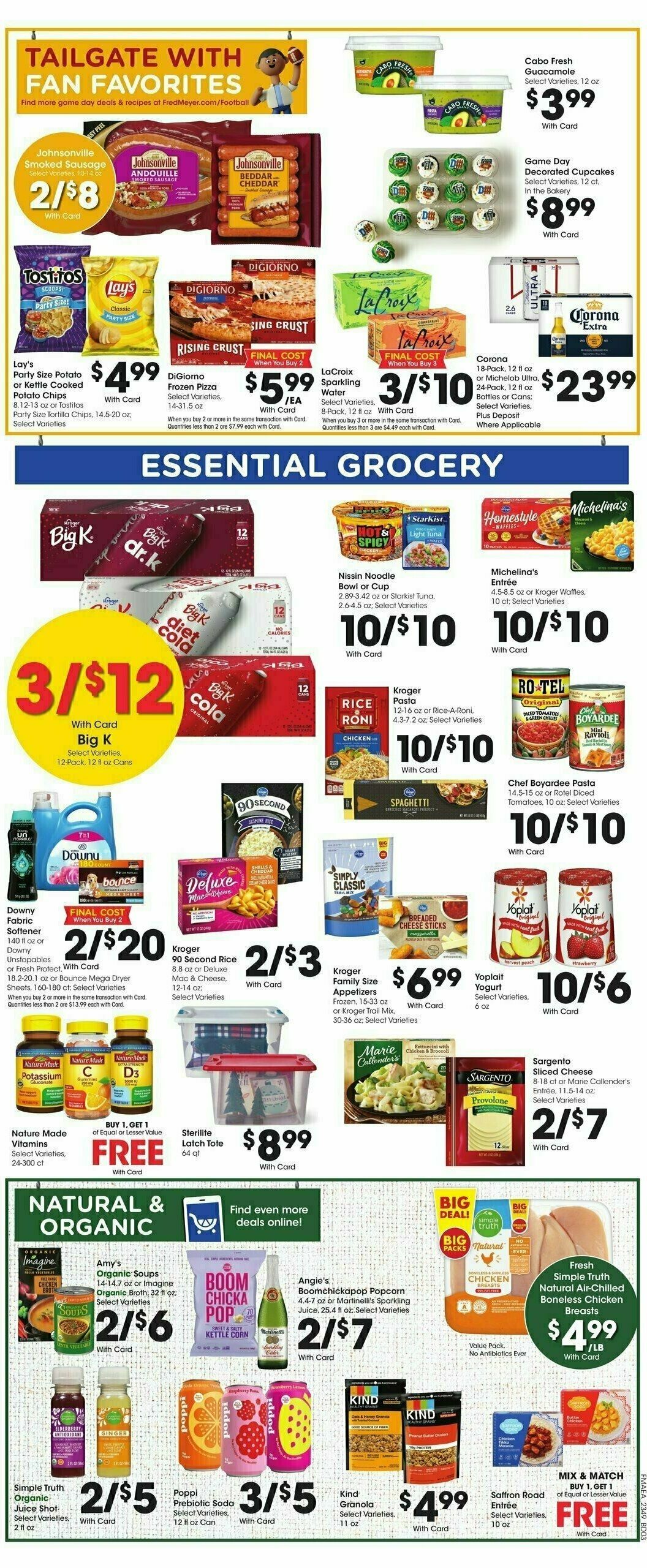 Fred Meyer Weekly Ad from January 3