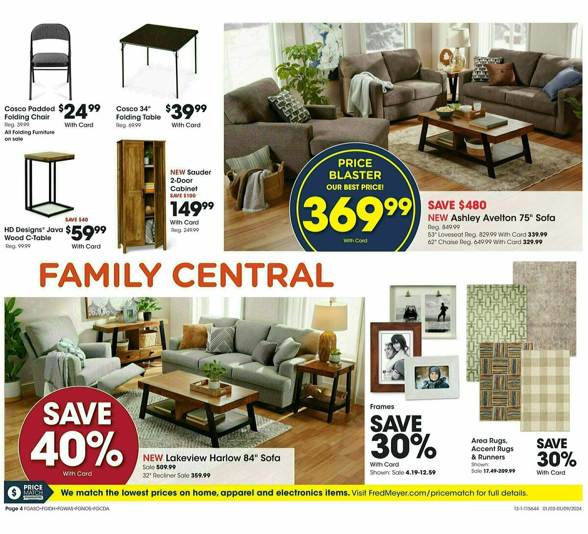 Fred Meyer Ship to Home Weekly Ad from January 3