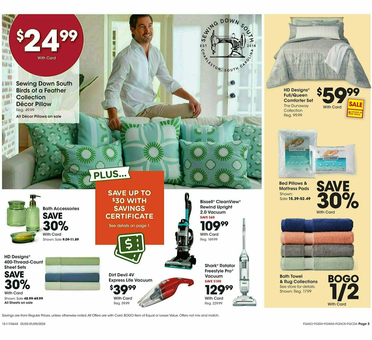 Fred Meyer Ship to Home Weekly Ad from January 3