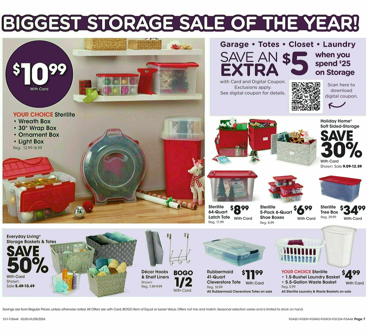 Fred Meyer Ship to Home Weekly Ad from January 3