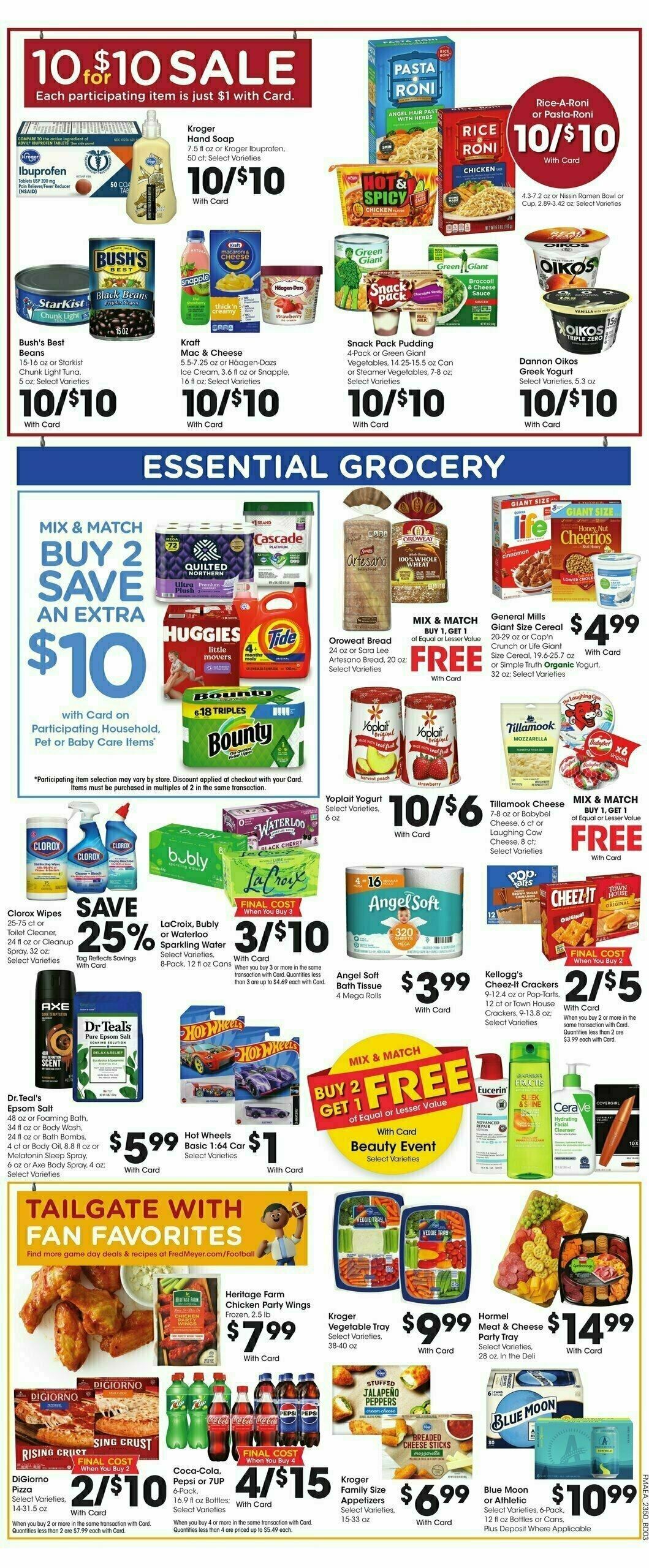 Fred Meyer Weekly Ad from January 10