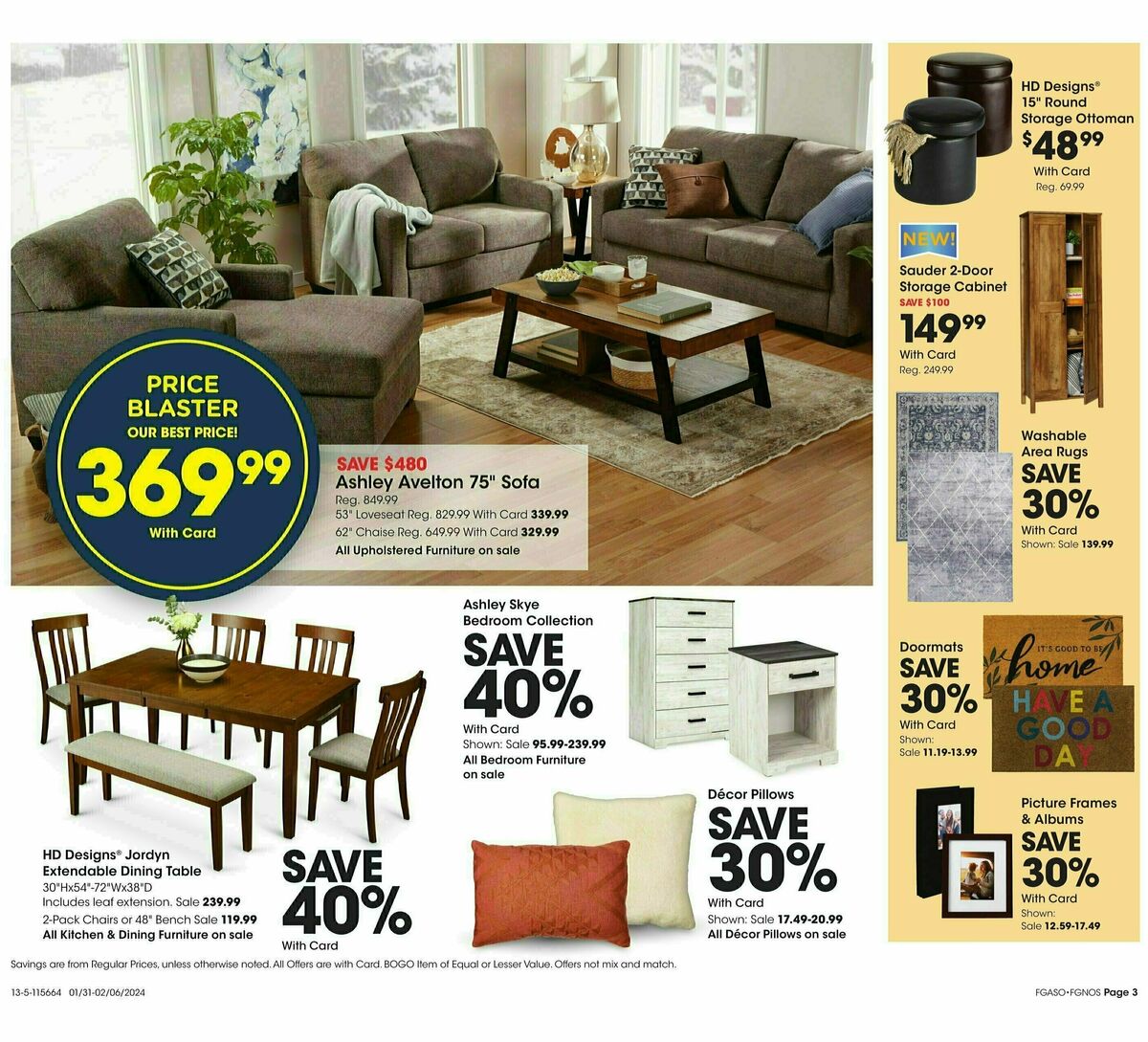 Fred Meyer General Merchandise Weekly Ad from January 31