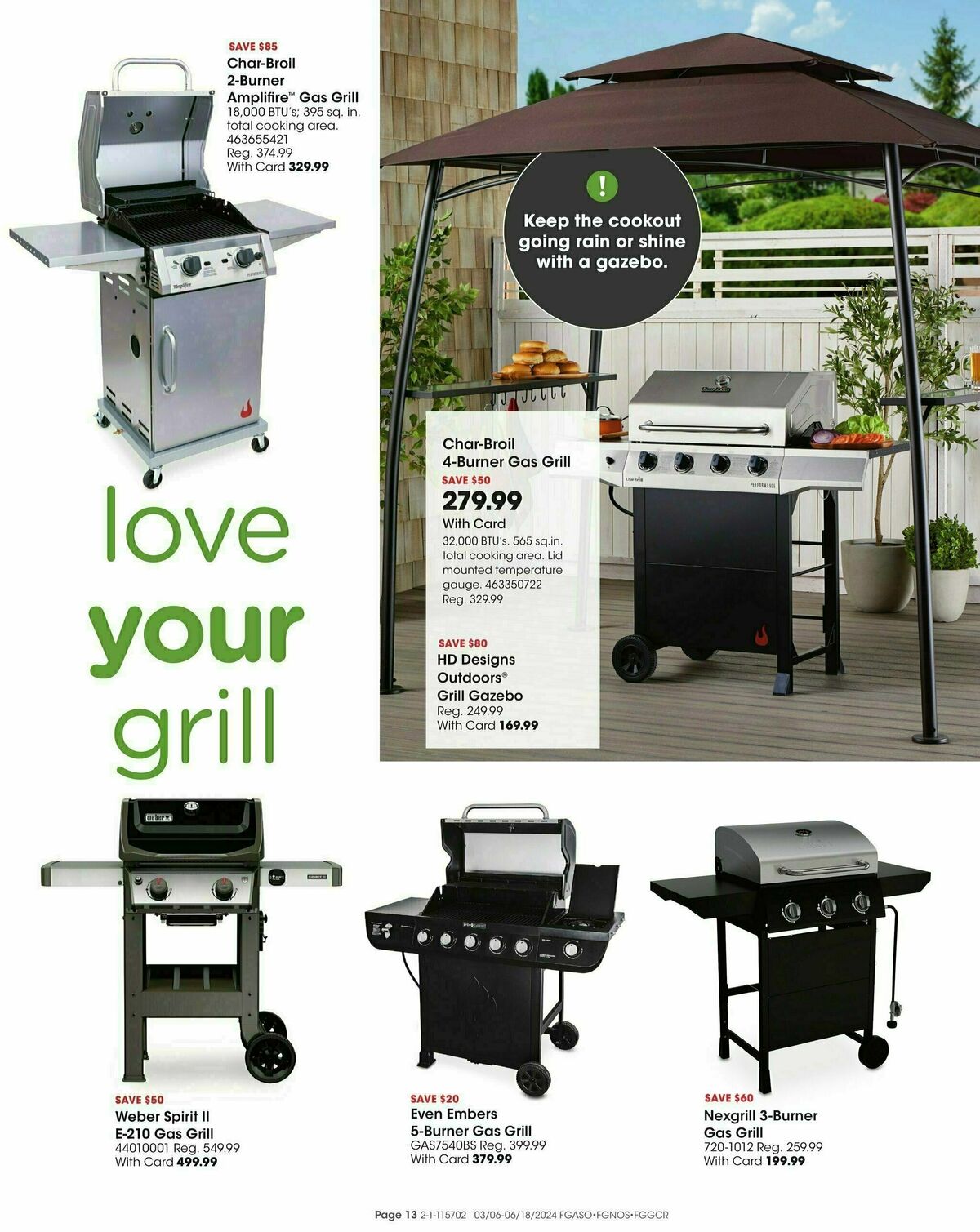 Fred Meyer Outdoor Living Look book Weekly Ad from March 6