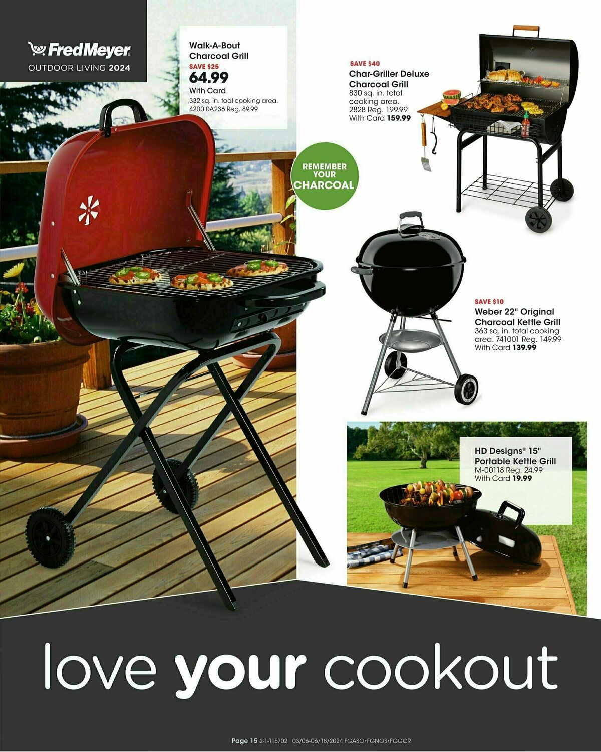 Fred Meyer Outdoor Living Look book Weekly Ad from March 6