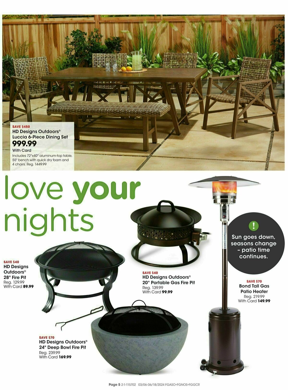 Fred Meyer Outdoor Living Look book Weekly Ad from March 6