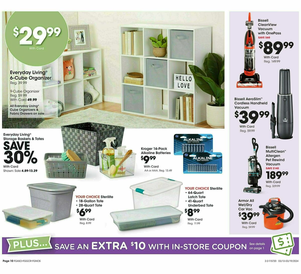 Fred Meyer General Merchandise Weekly Ad from March 13