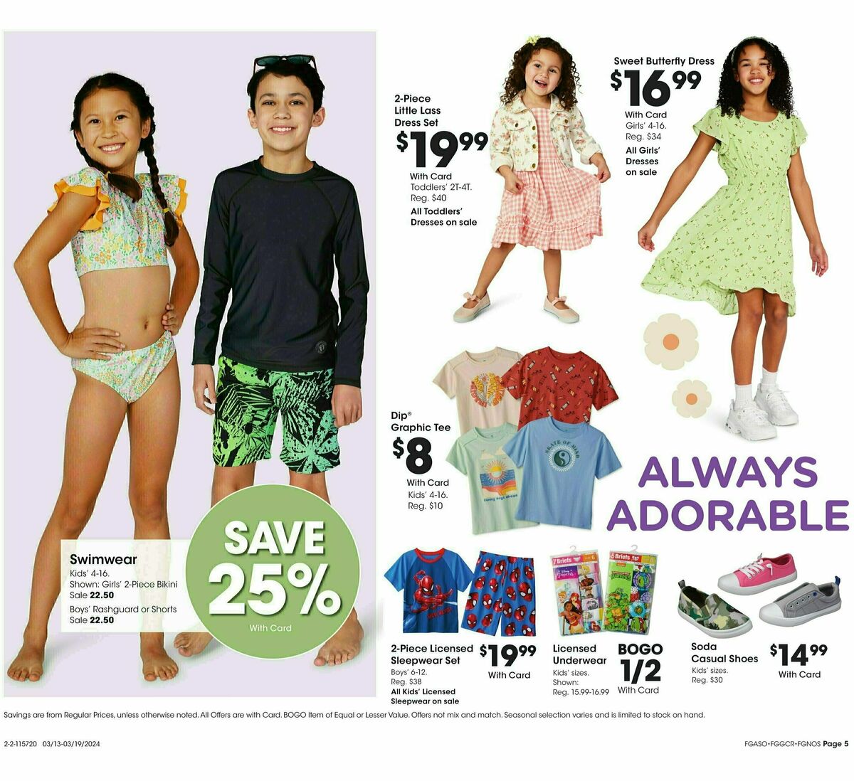 Fred Meyer General Merchandise Weekly Ad from March 13