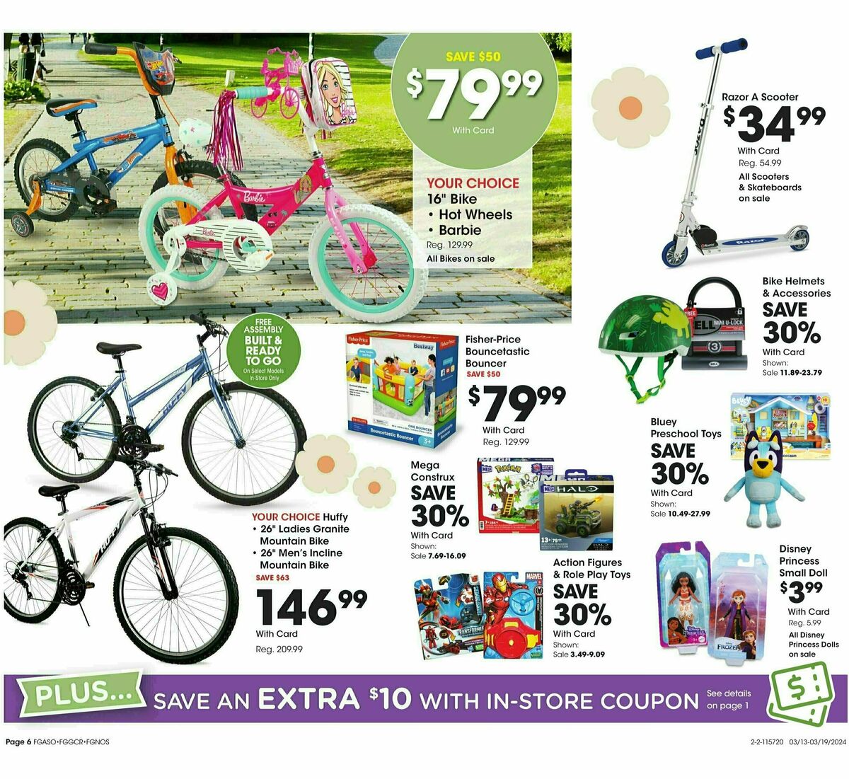 Fred Meyer General Merchandise Weekly Ad from March 13