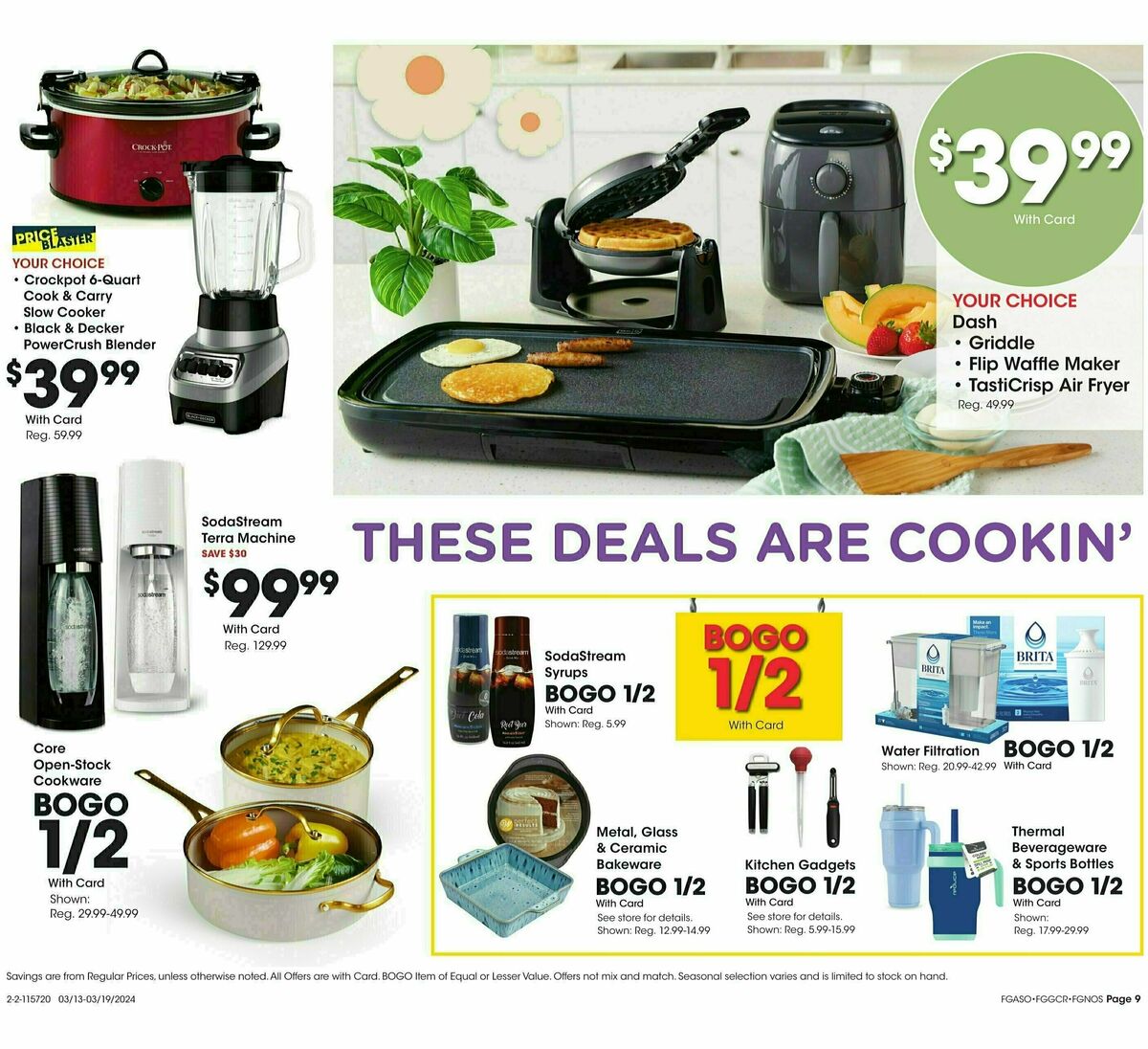 Fred Meyer General Merchandise Weekly Ad from March 13