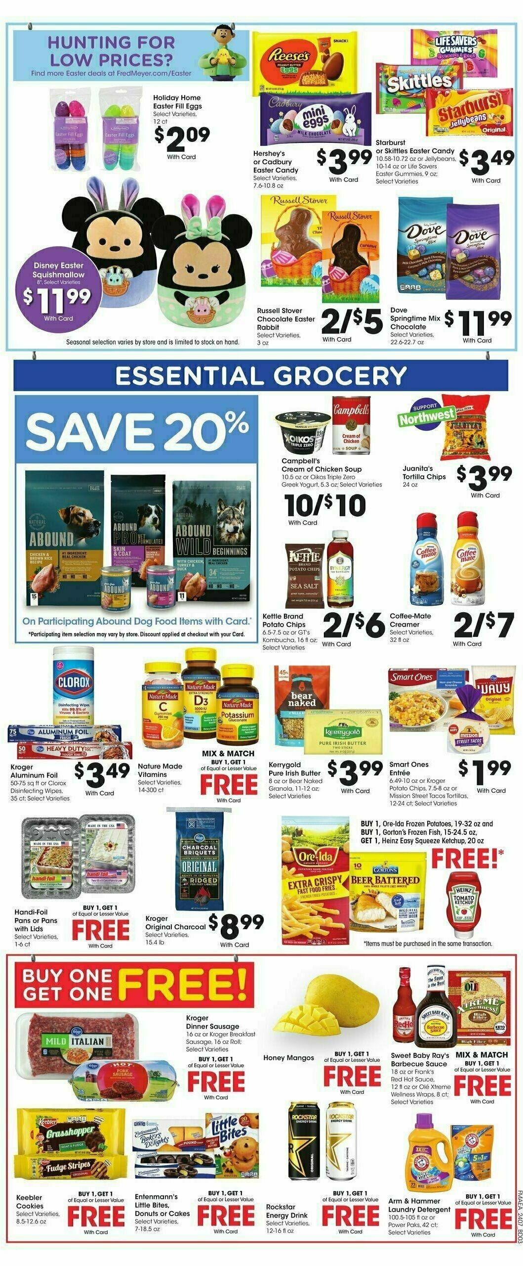 Fred Meyer Weekly Ad from March 20