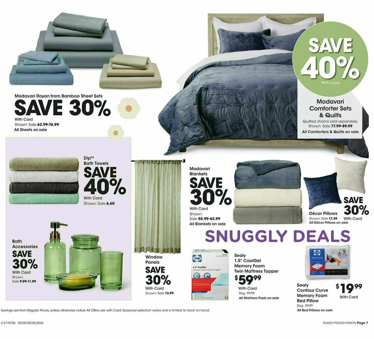 Fred Meyer General Merchandise Weekly Ad from March 20