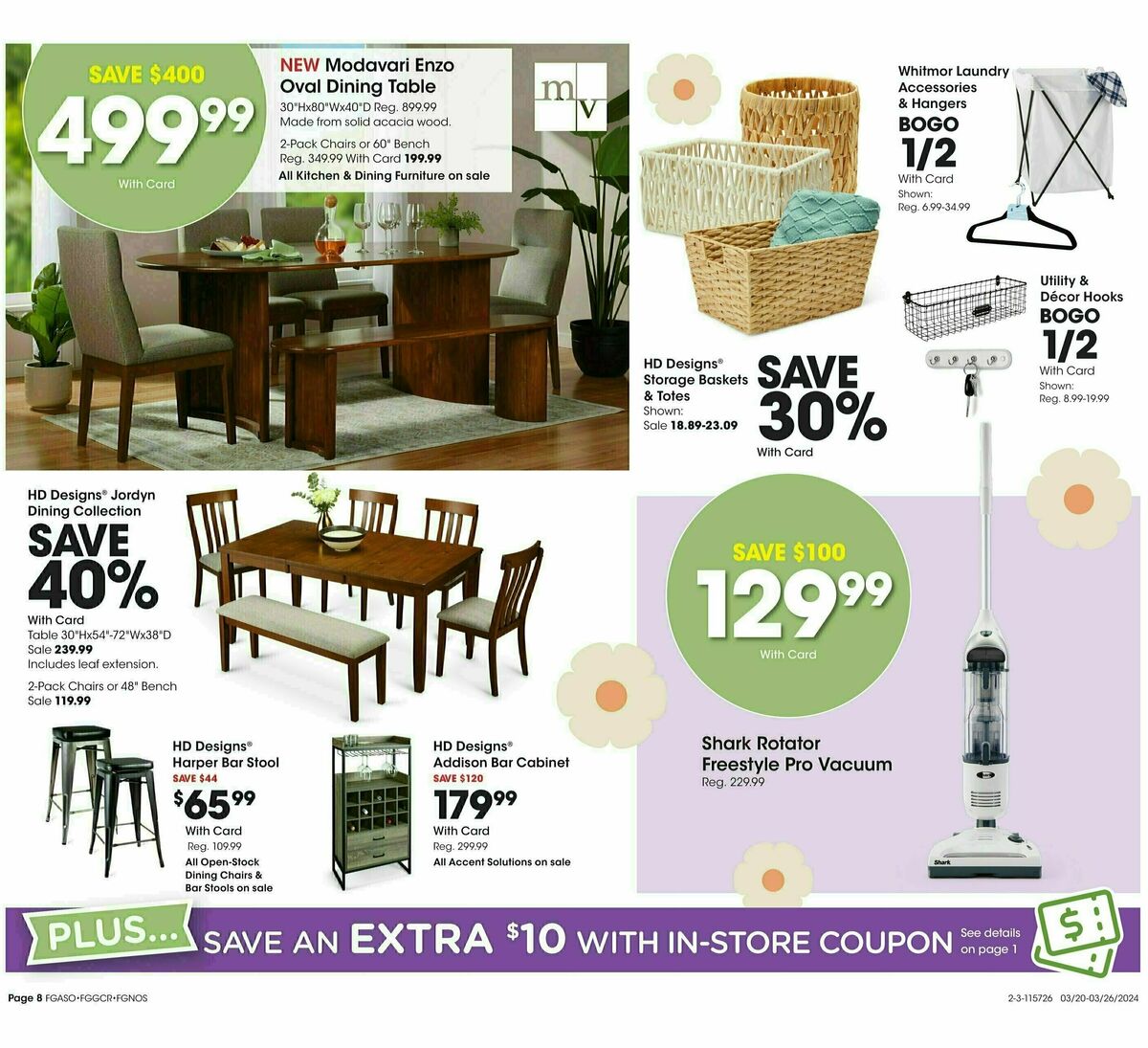 Fred Meyer General Merchandise Weekly Ad from March 20