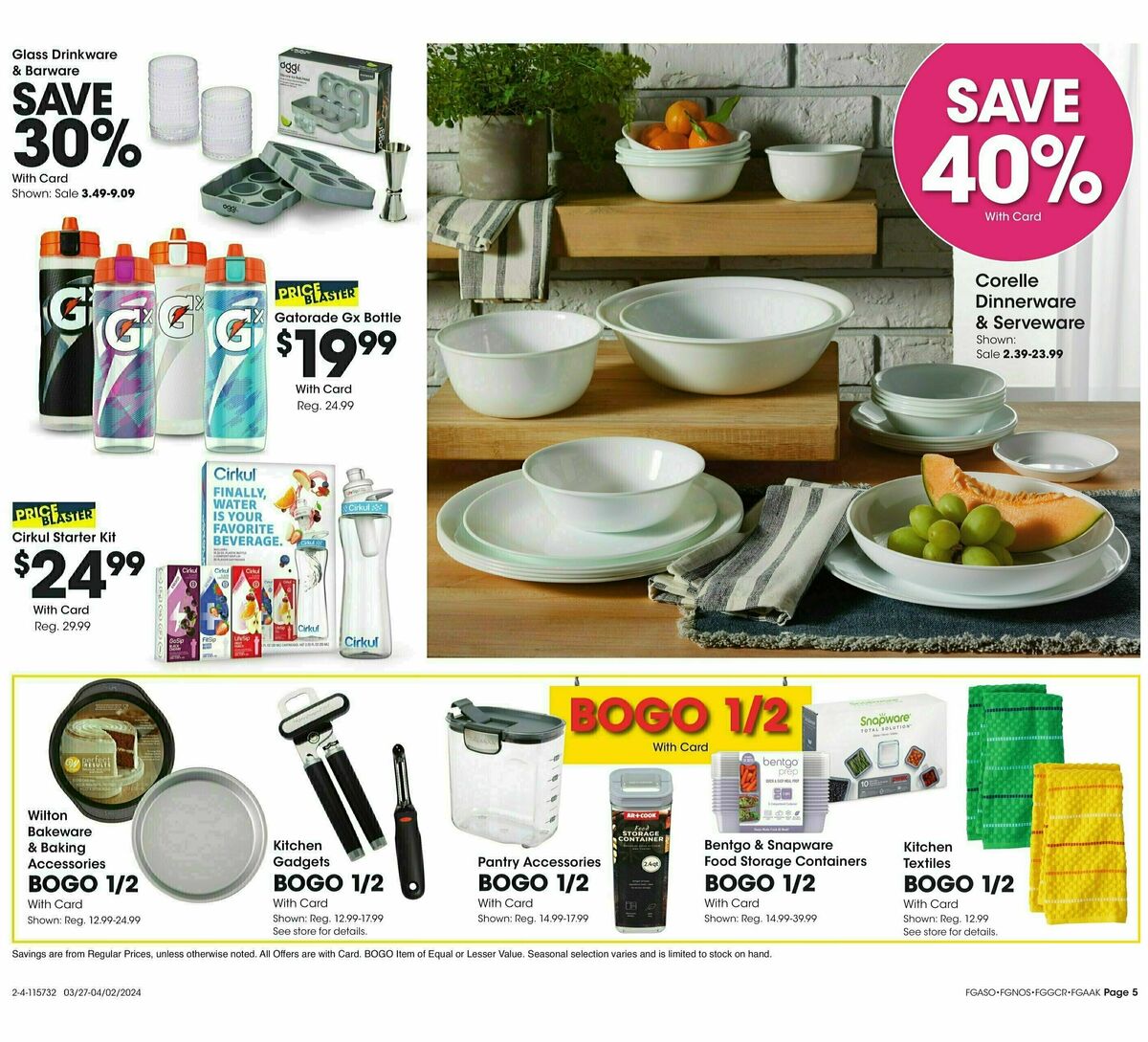 Fred Meyer General Merchandise Weekly Ad from March 27