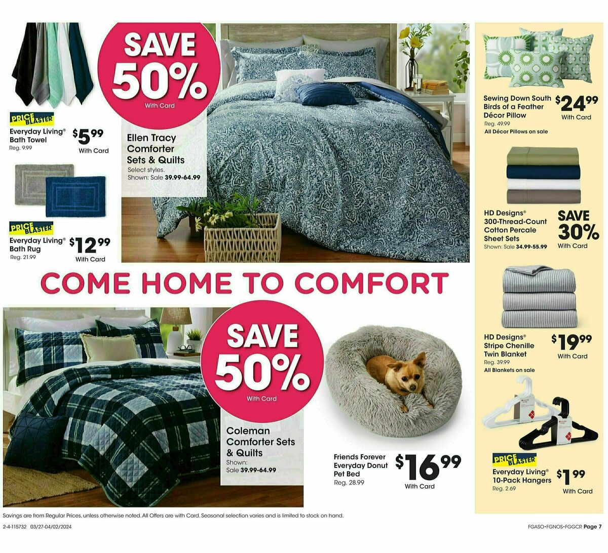 Fred Meyer General Merchandise Weekly Ad from March 27