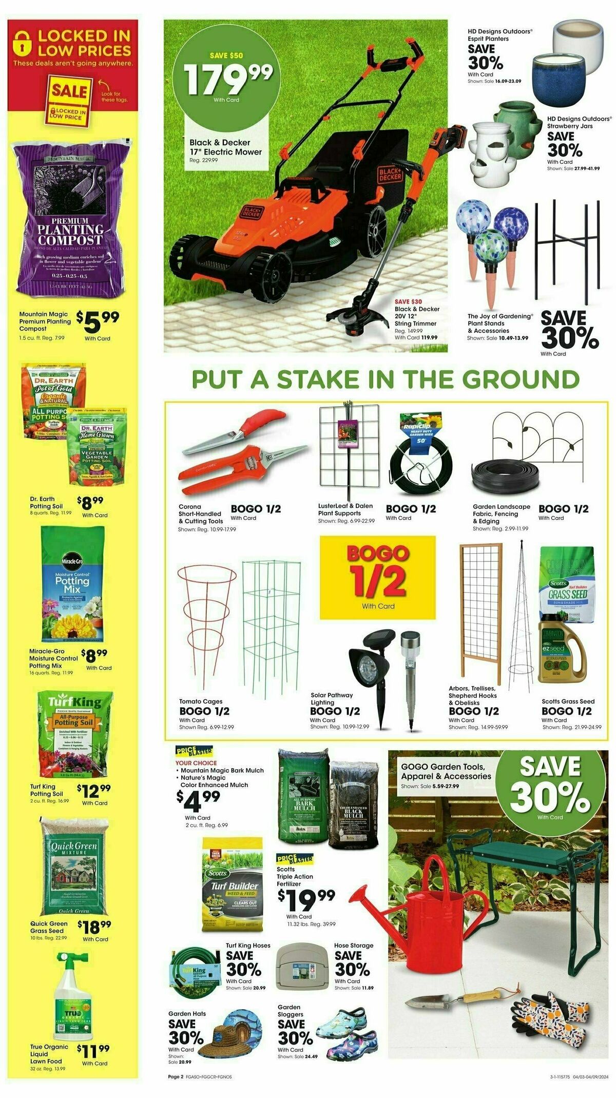 Fred Meyer Garden Center Weekly Ad from April 3