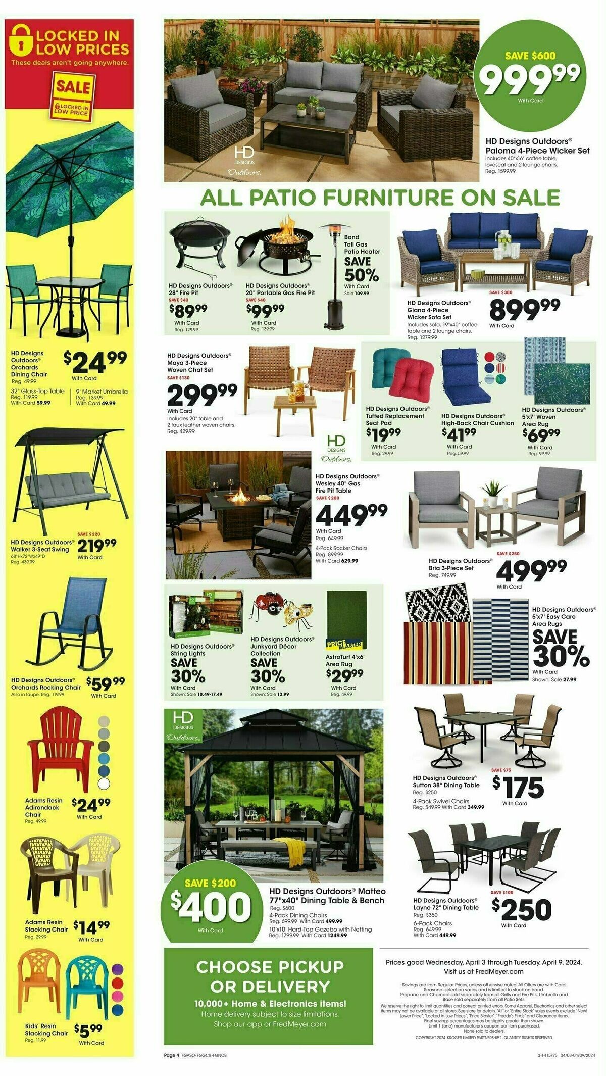 Fred Meyer Garden Center Weekly Ad from April 3