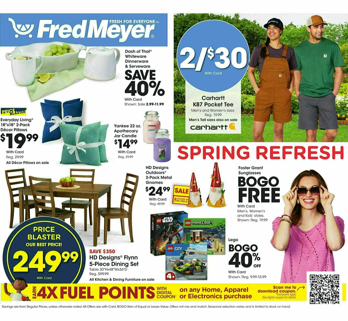 Fred Meyer General Merchandise Weekly Ad from April 3