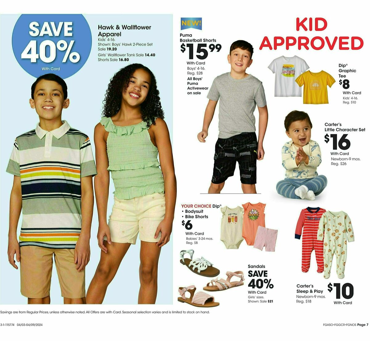 Fred Meyer General Merchandise Weekly Ad from April 3