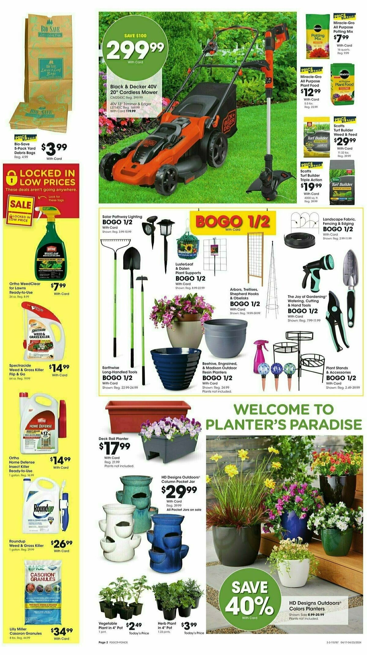 Fred Meyer Garden Center Weekly Ad from April 17