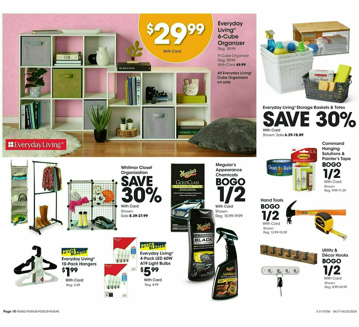 Fred Meyer General Merchandise Weekly Ad from April 17