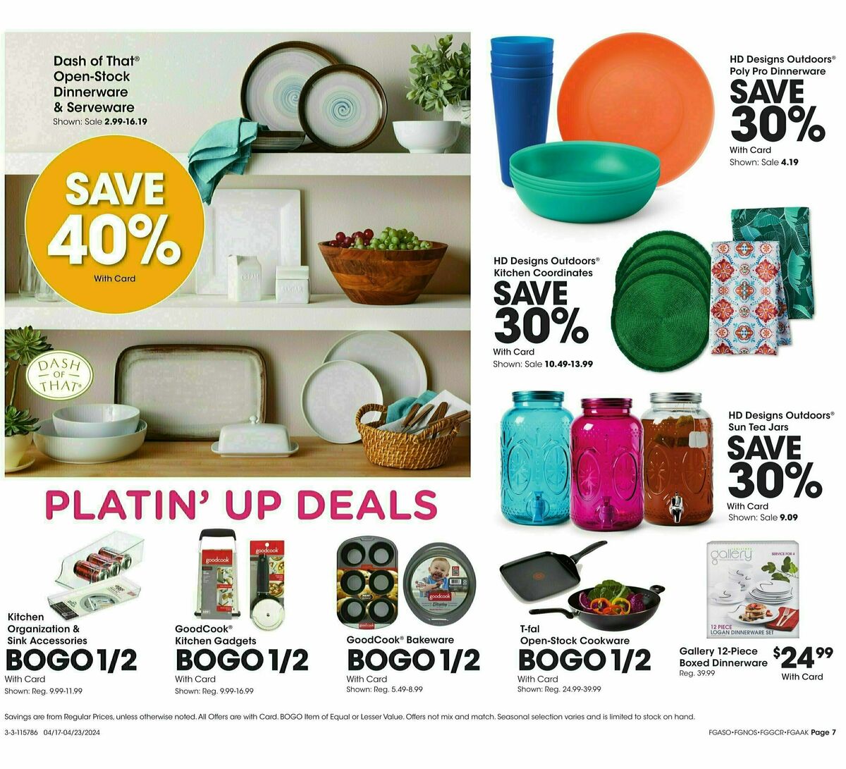 Fred Meyer General Merchandise Weekly Ad from April 17