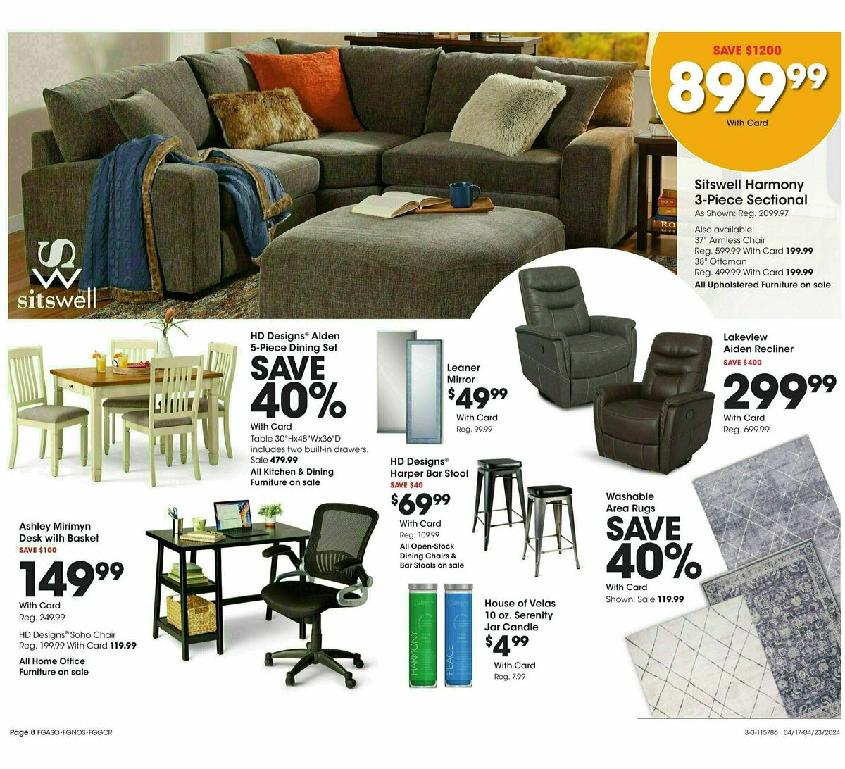 Fred Meyer General Merchandise Weekly Ad from April 17