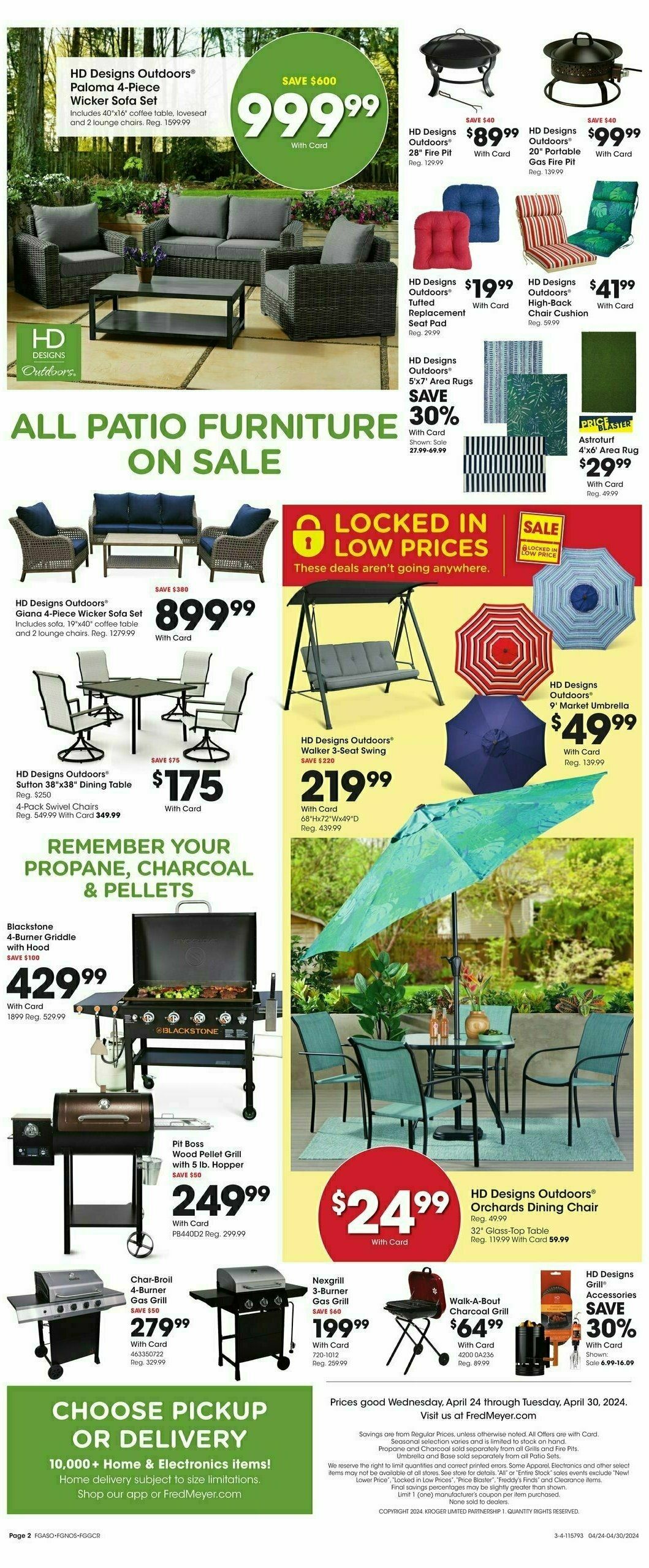 Fred Meyer Garden Center Weekly Ad from April 24