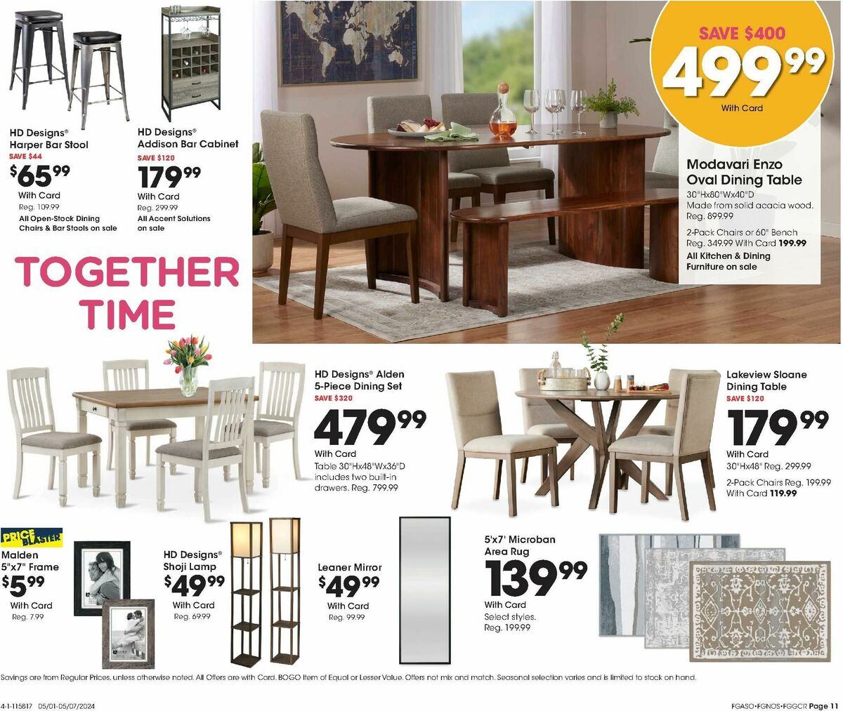 Fred Meyer General Merchandise Weekly Ad from May 1