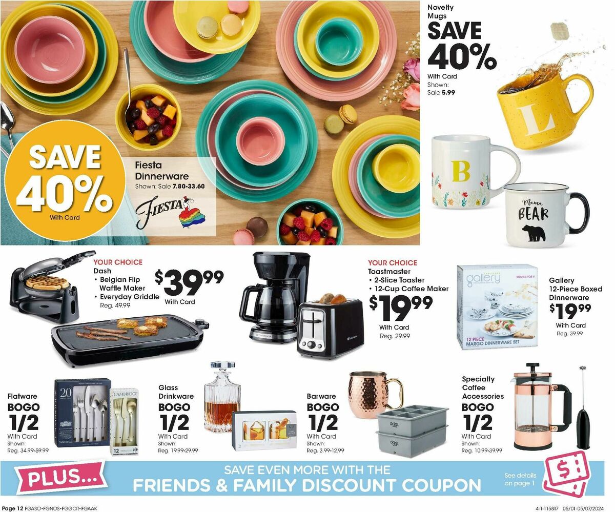 Fred Meyer General Merchandise Weekly Ad from May 1