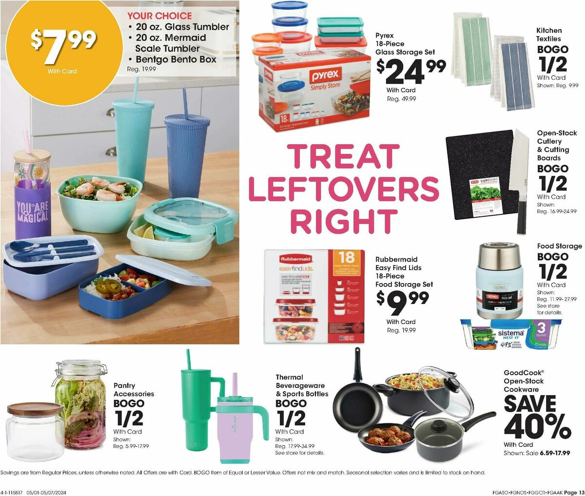 Fred Meyer General Merchandise Weekly Ad from May 1