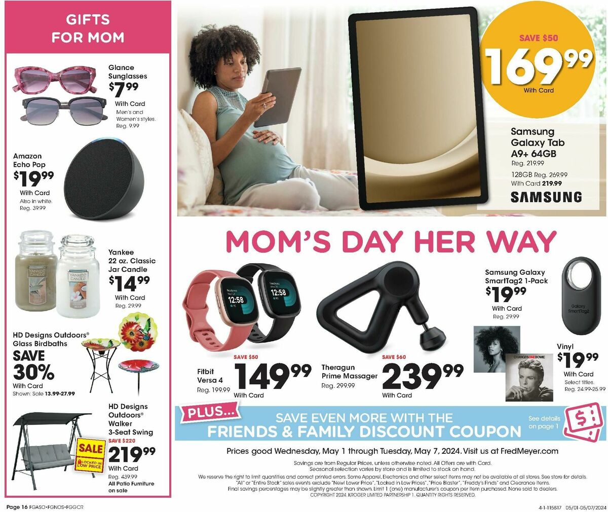 Fred Meyer General Merchandise Weekly Ad from May 1