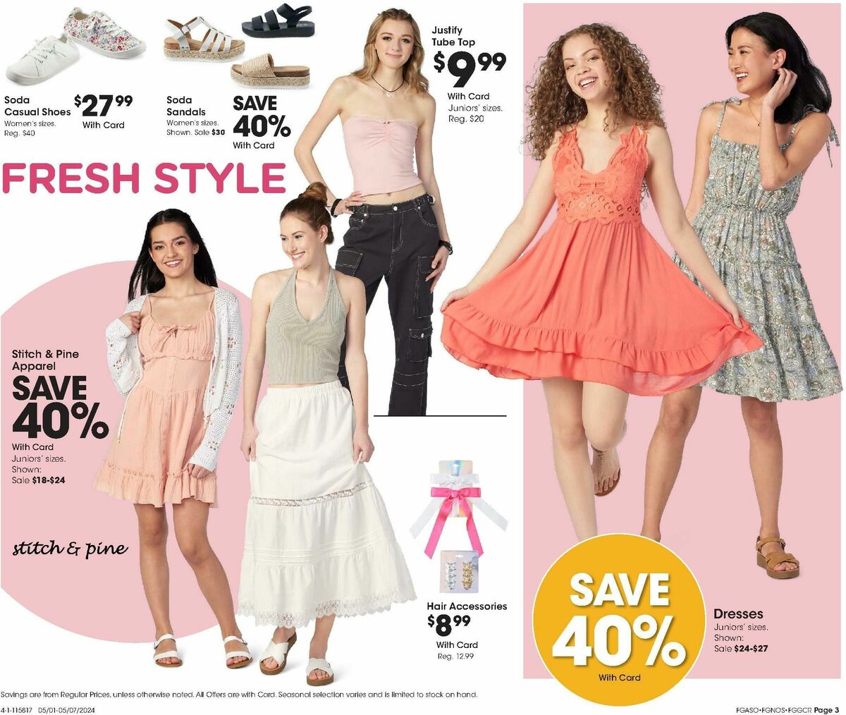 Fred Meyer General Merchandise Weekly Ad from May 1