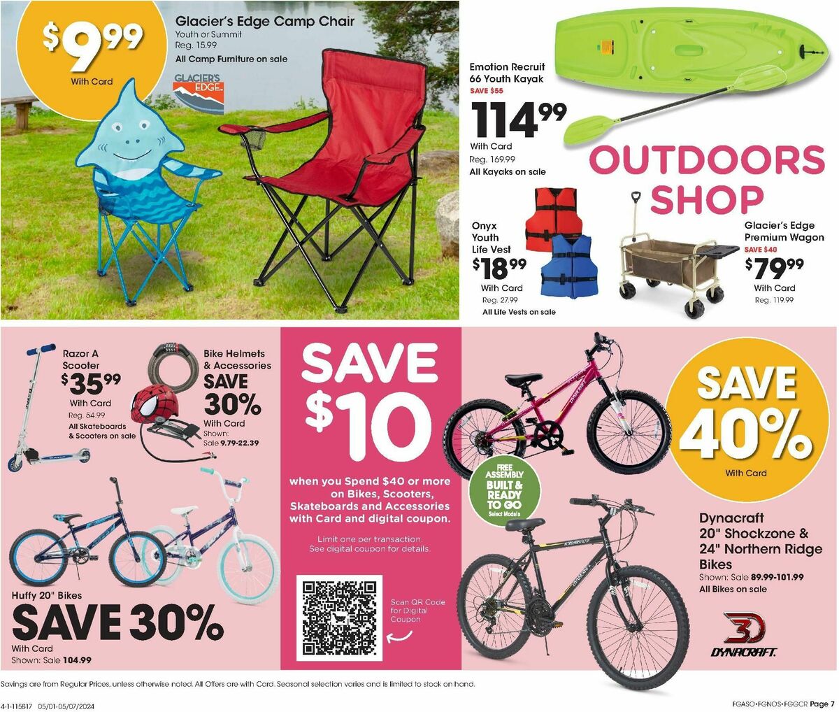 Fred Meyer General Merchandise Weekly Ad from May 1