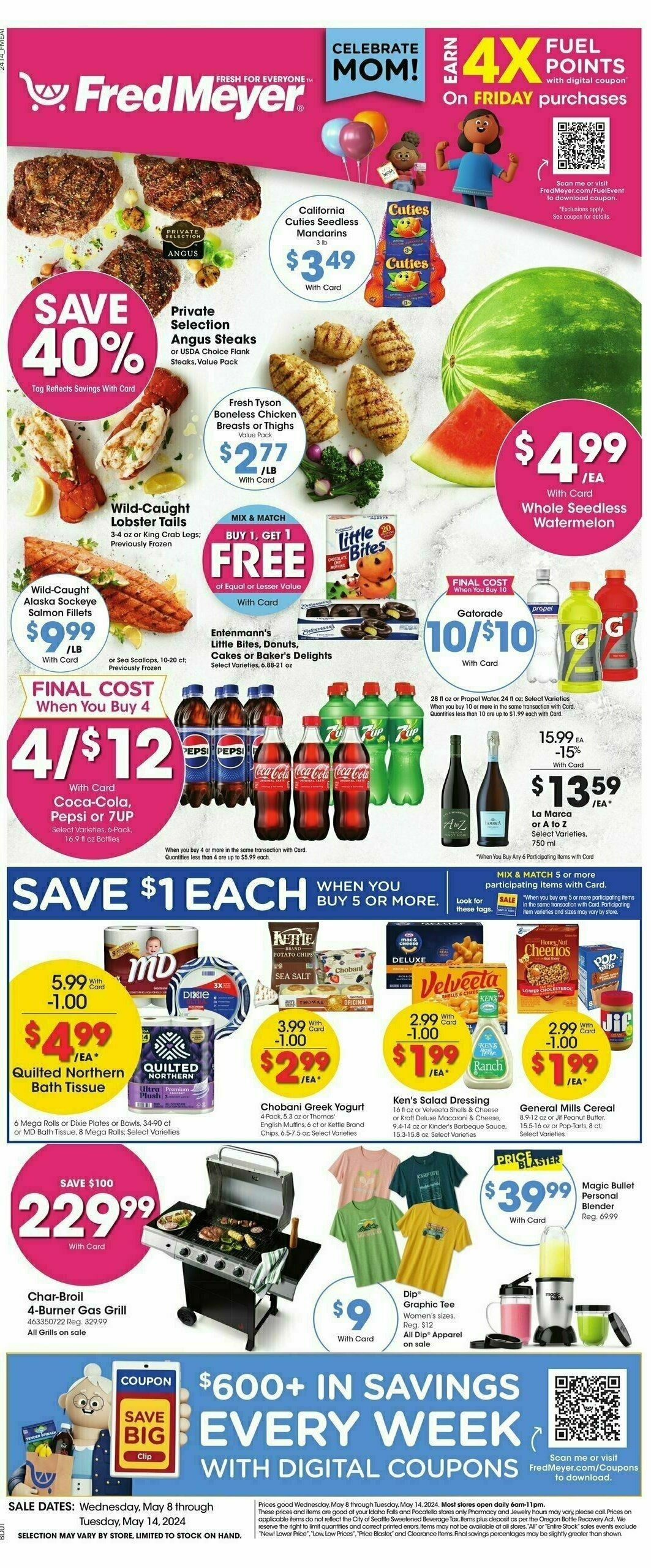 Fred Meyer Weekly Ad from May 8