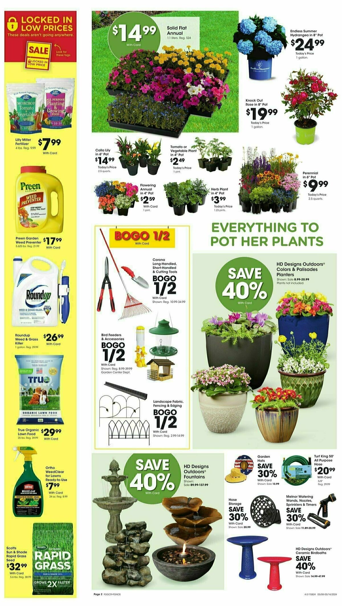 Fred Meyer Garden Center Weekly Ad from May 8