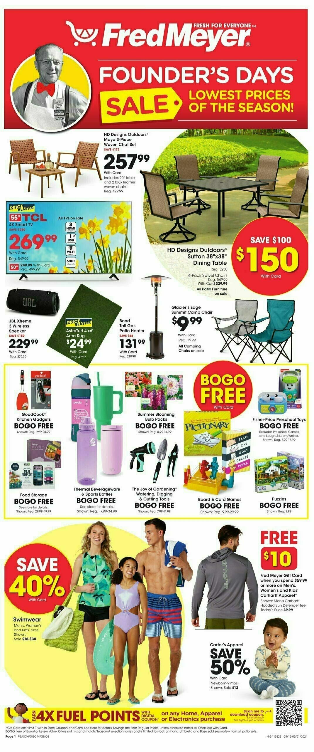 Fred Meyer Founders Day Weekly Ad from May 15