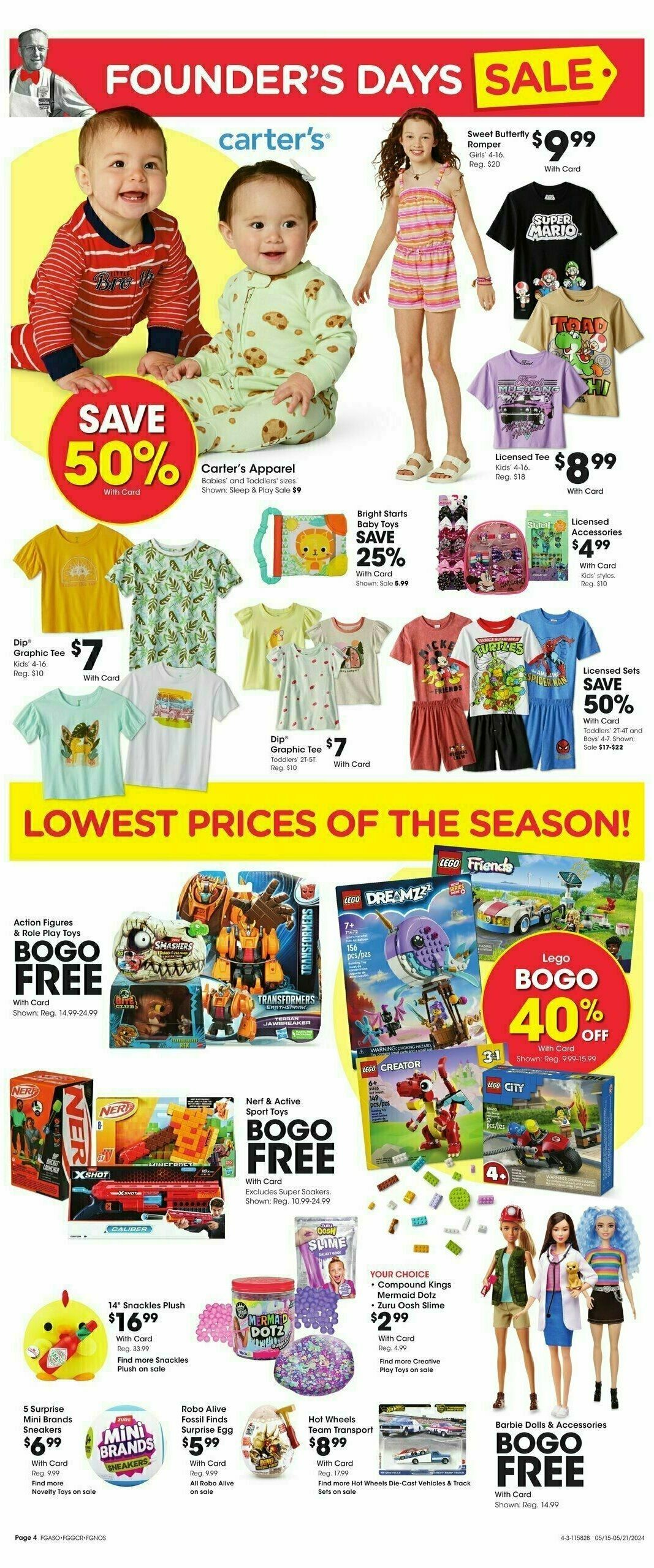 Fred Meyer Founders Day Weekly Ad from May 15